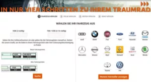 Reifen Onlineshop - Reifenvertrieb 24 - Komplettradsuche