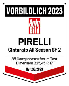 Auszeichnung von Pirelli Allwetterreifen: Cinturato All Season SF 2